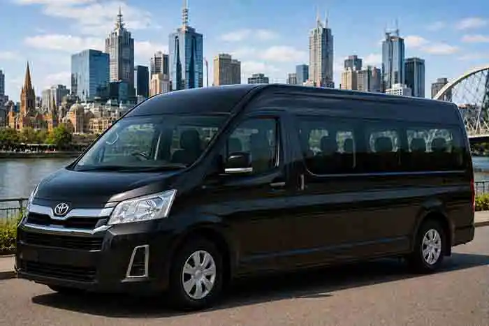 12 seater van hire Melbourne for group transfers and private transport