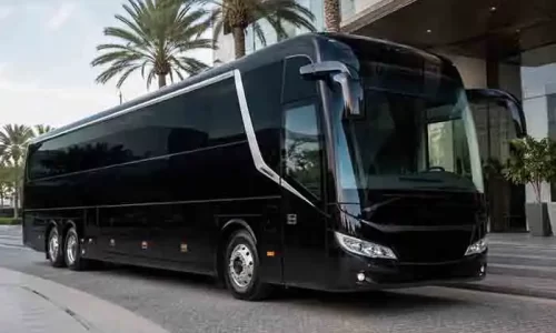 Luxury bus hire service for comfortable private group transport