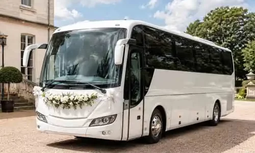Wedding bus hire for guest transfers, bridal parties, wedding venues and special events.